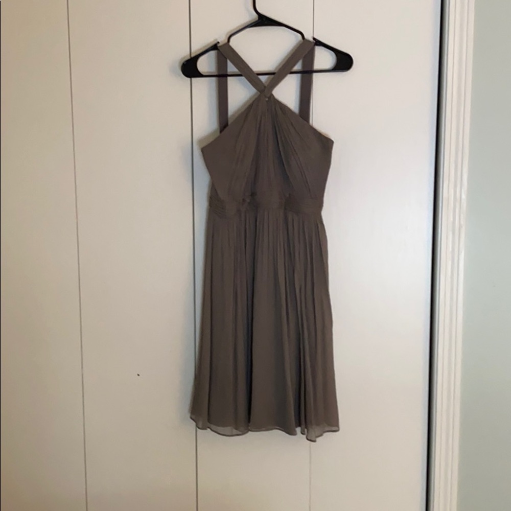 J Crew Sinclair bridesmaid dress silk chiffon